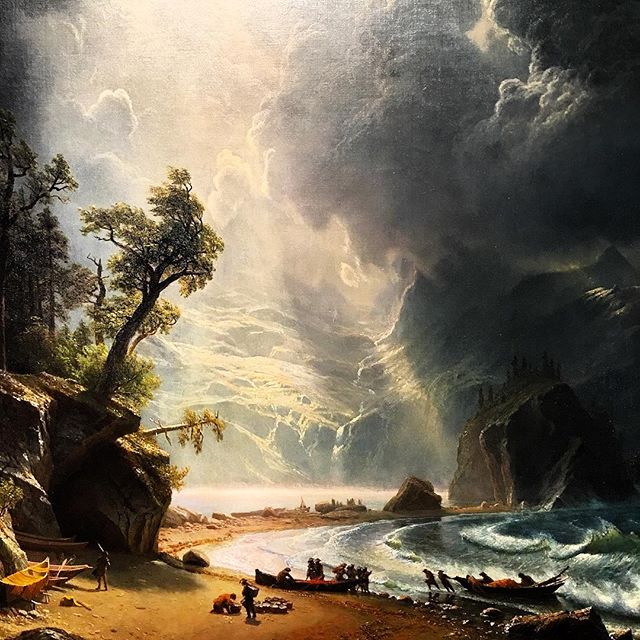 1611-FA-Seattle-Bierstadt-Puget_Sound_Pacific_Coast/